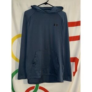 Under Armour Lightweight Hoodie Mens Large Blue Pullover Sweatshirt